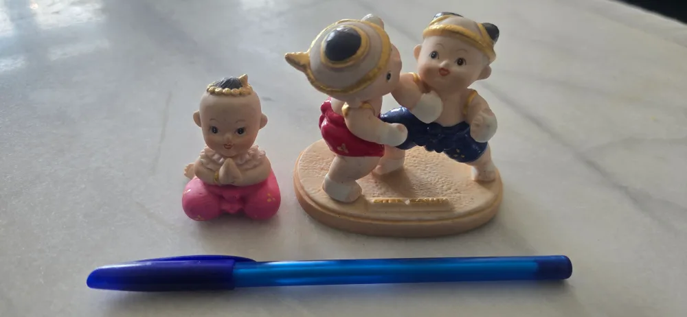 Thai Boran Ceramic Figurine Set