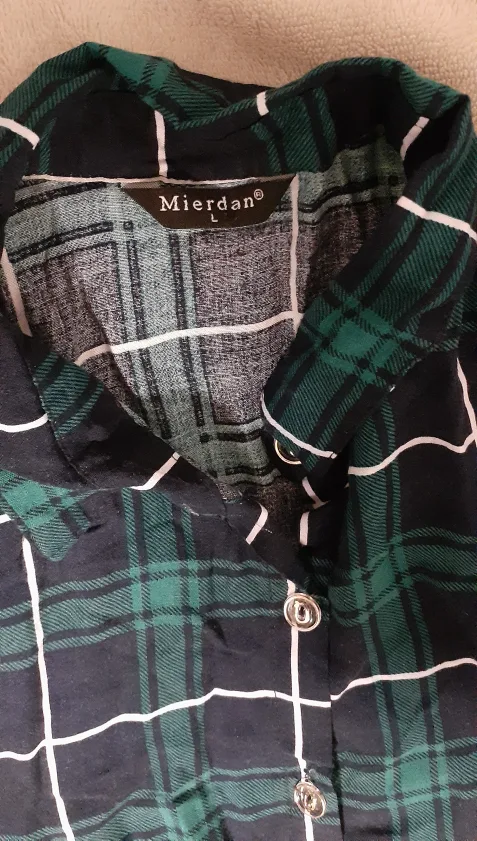 Mierdan Plaid Dress - Size L image indicator(2)