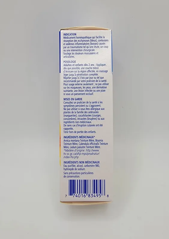 Boiron Arnicare Bruise Gel 45g – Natural Soothing Relief image indicator(10)