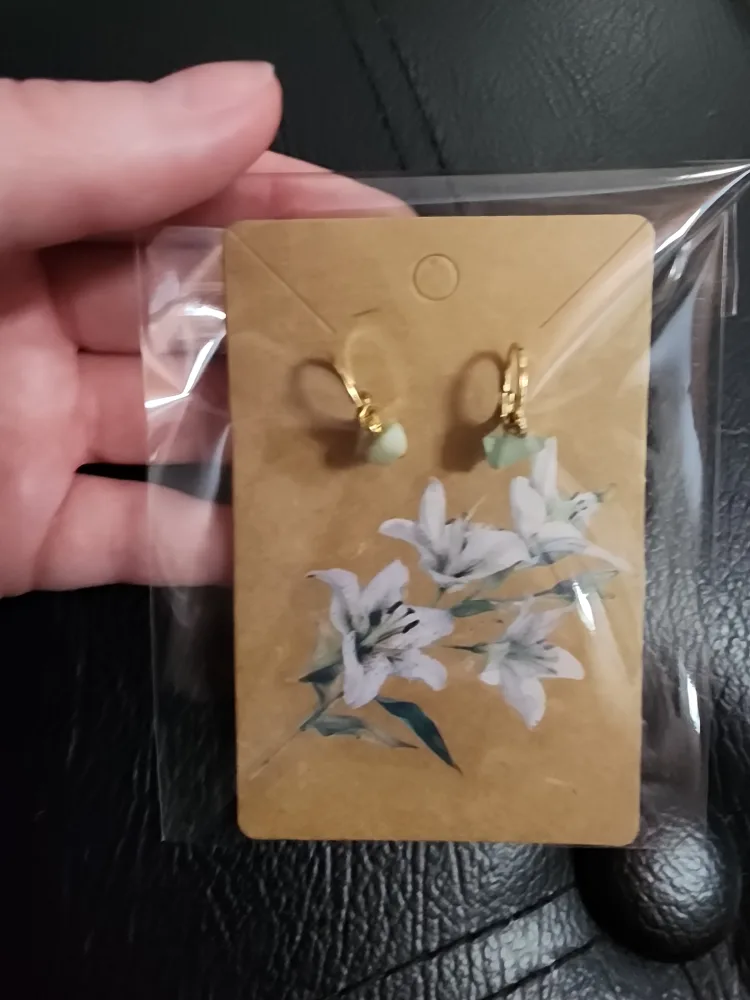 Cute Jade Earings image indicator(4)