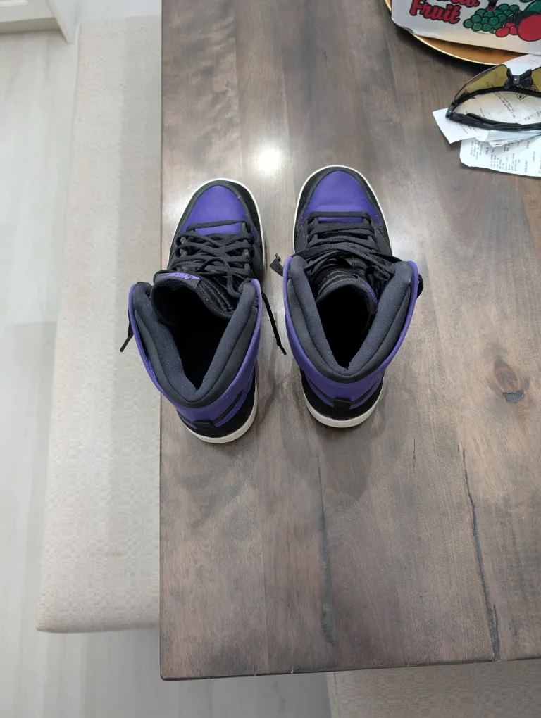 Nike Air Jordan 1 High Black/Purple image indicator(5)