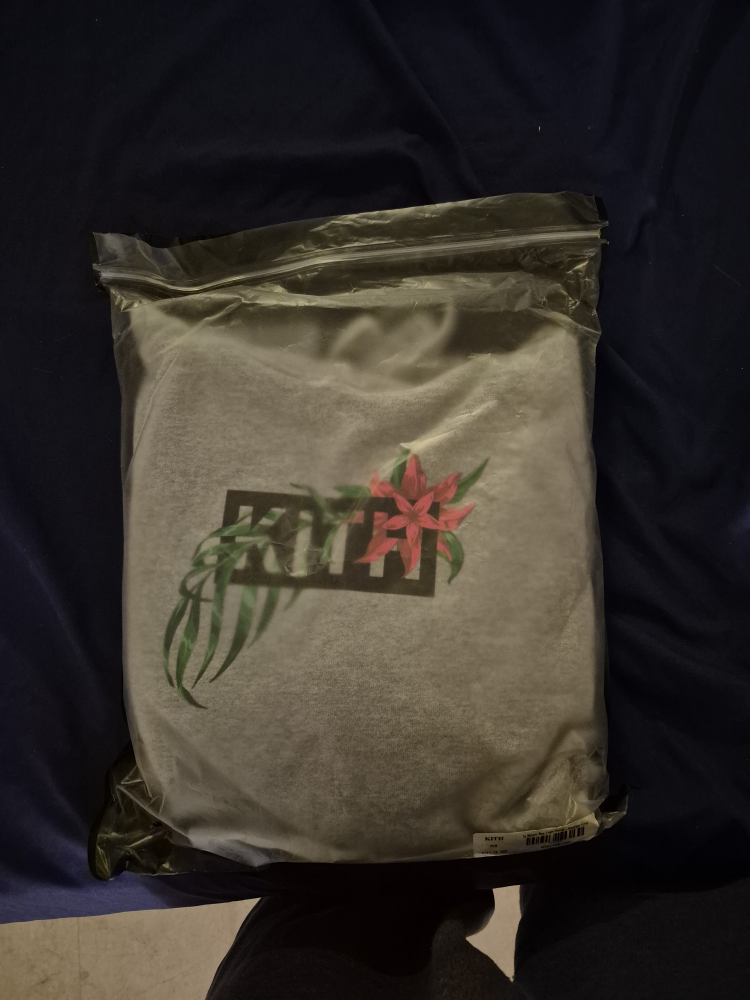 New Kith Floral Hoodie - Gray size medium - photo 2