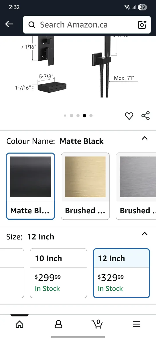 KES Shower System XBE305 - New in Box! image indicator(8)