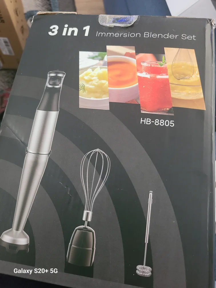 3 in 1 Immersion Blender Set HB-8805 thumbnail