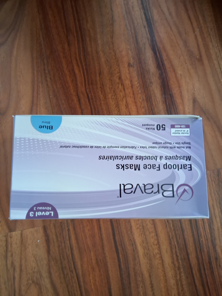 Braval Earloop Face Masks - 50 Masks - photo 2