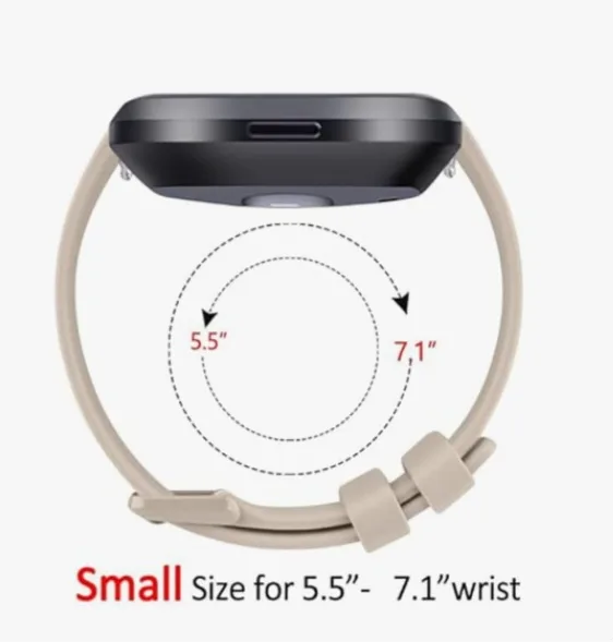 Fitbit Versa 2 Small Milk Tea Band image indicator(4)