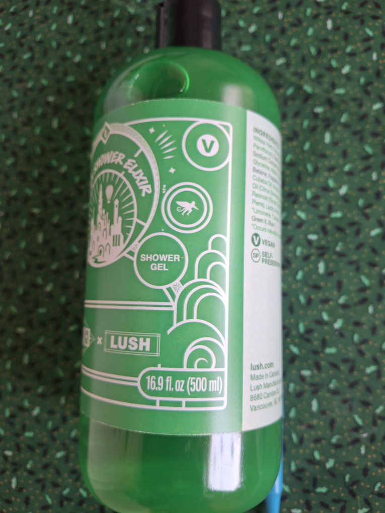 Lush Wicked Green Shower Elixir - 500ml - photo 2