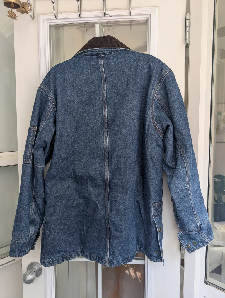 New - GAP Heavyweight Denim Chore Jacket - Men Size S image indicator(4)