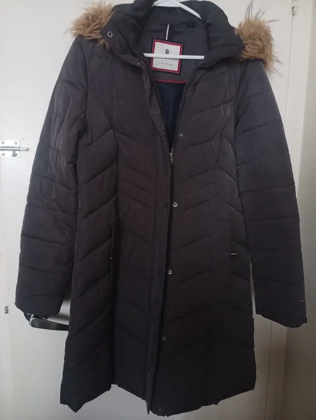 Tommy Hilfiger Down-Filled Puffer Coat, Size S