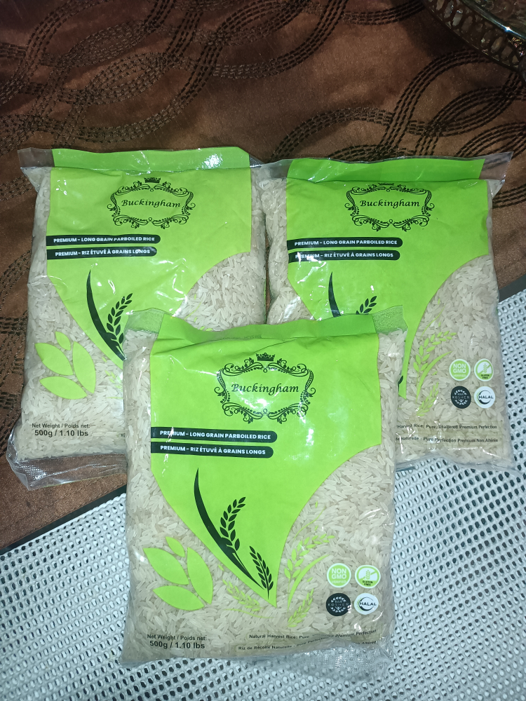 Buckingham Premium Long Grain Parboiled Rice 500g