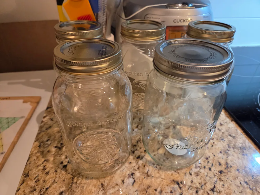 Mason Jars (4 regular, 1 large) thumbnail