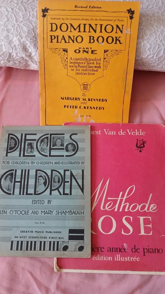 3 Vintage piano books for $10.00 thumbnail