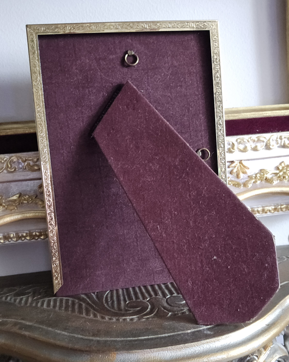 *Free*Vintage Picture Frame - Gold & Mother of Pearl - photo 3