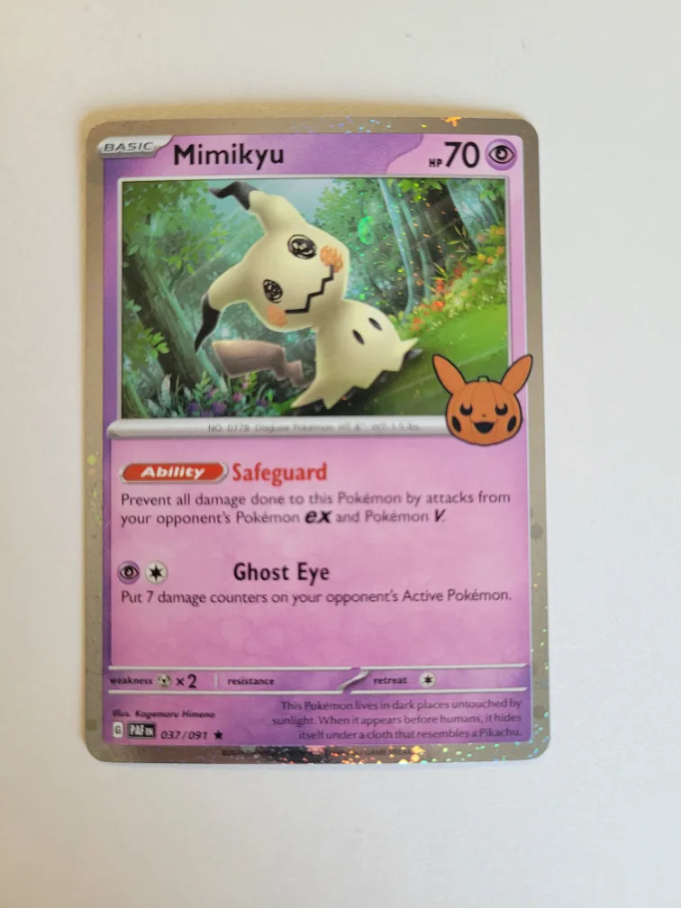Mimikyu Pokémon Card thumbnail