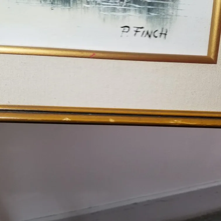 P. Finch Winter Landscape Painting image indicator(10)