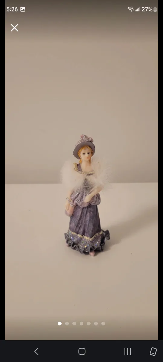 Vintage Porcelain Doll Figurine thumbnail