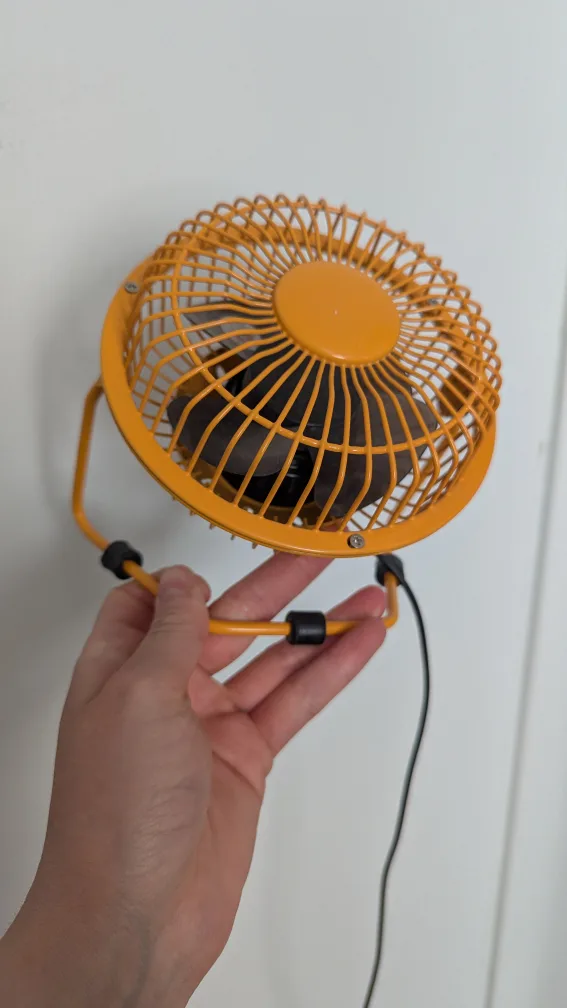 Small USB-Powered Desk Fan