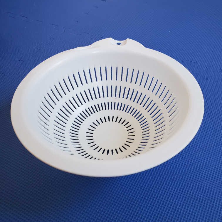 White Plastic Colander