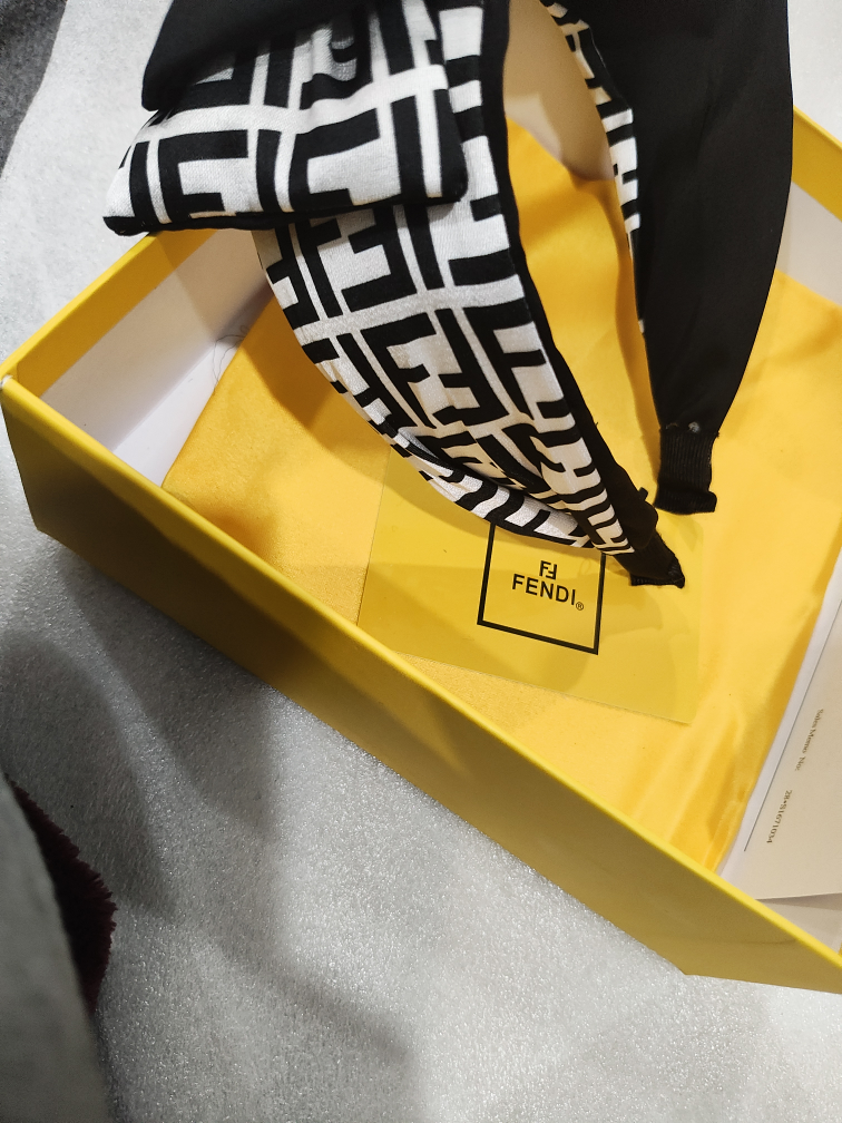 Fendi Headband - Black & White