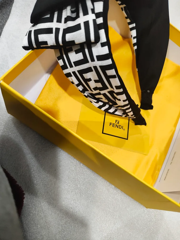 Fendi Headband - Black & White thumbnail
