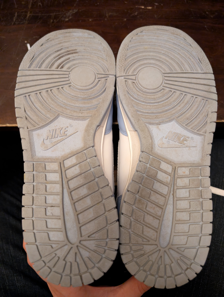 Nike Dunk High White/Aluminum (Size 8 1/2) - photo 3