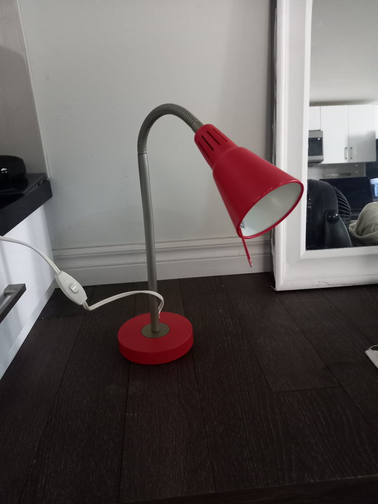 Red Desk Lamp (flexible) - photo 2