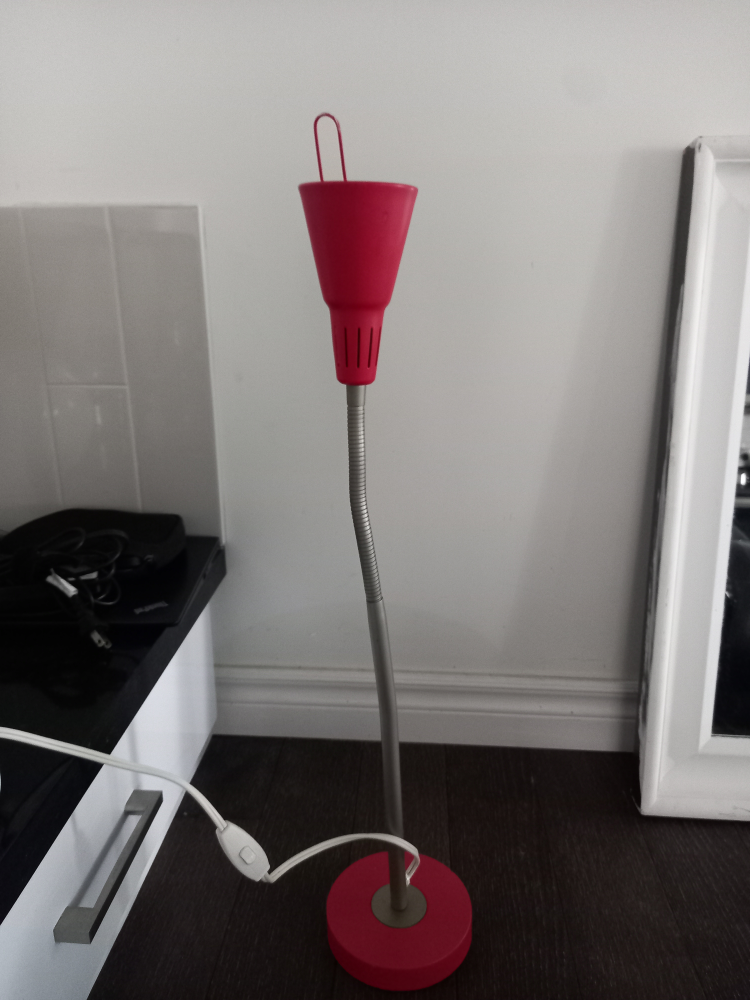 Red Desk Lamp (flexible) - photo 3