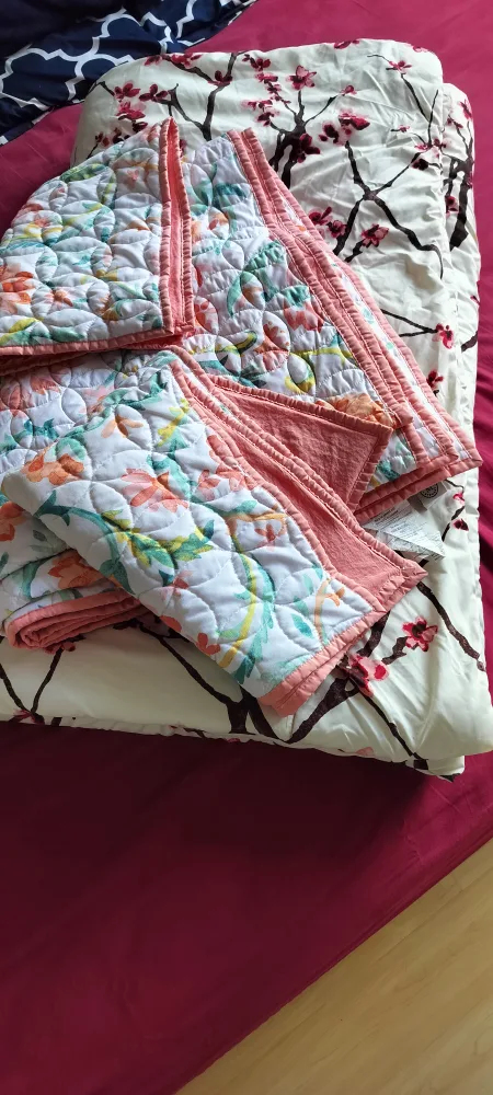 Floral Print Comforter and Quilt set thumbnail