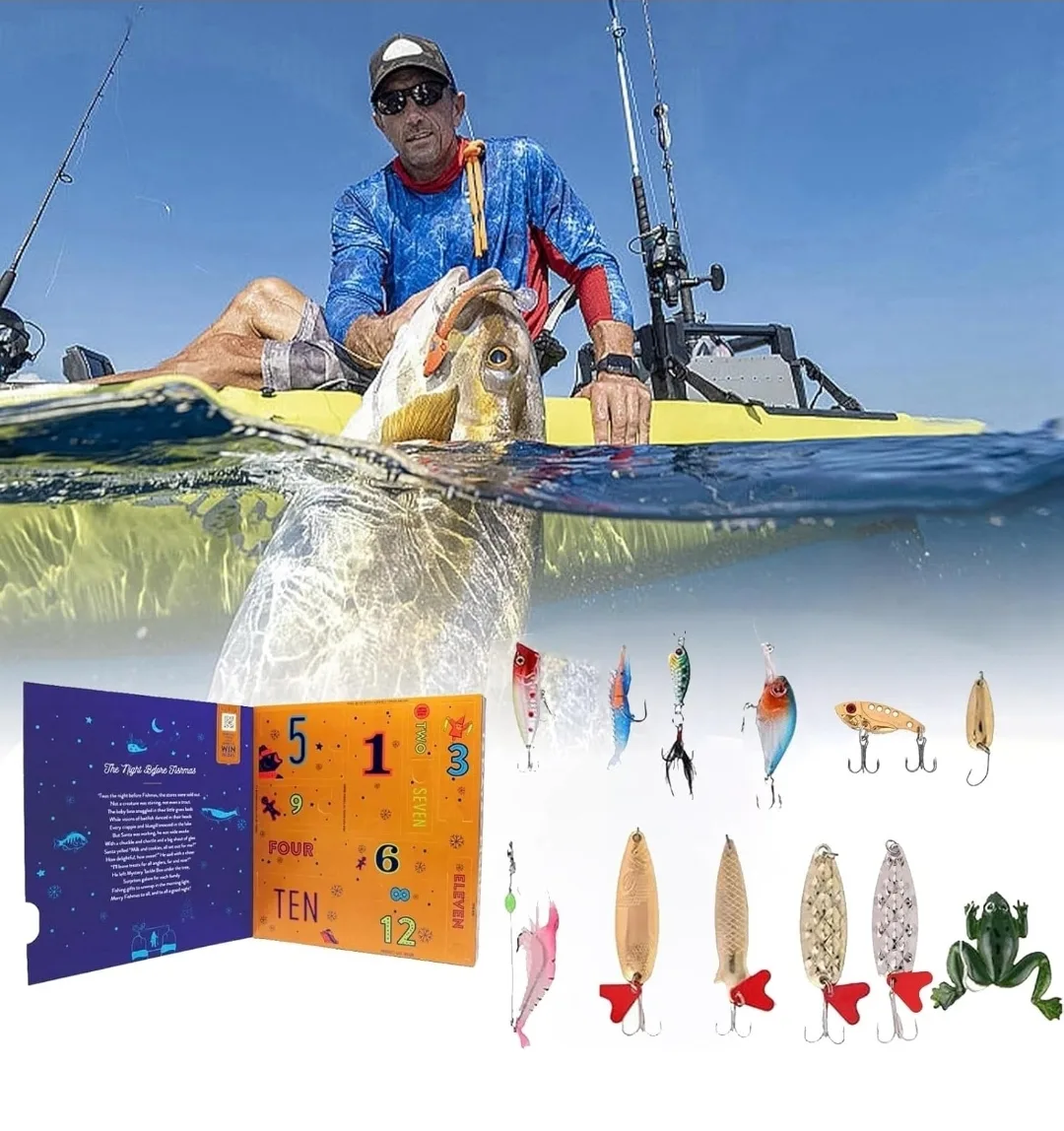 Mystery Fishing Tackle Box – 12 Days of Fishmas, Bass & Trout image indicator(2)