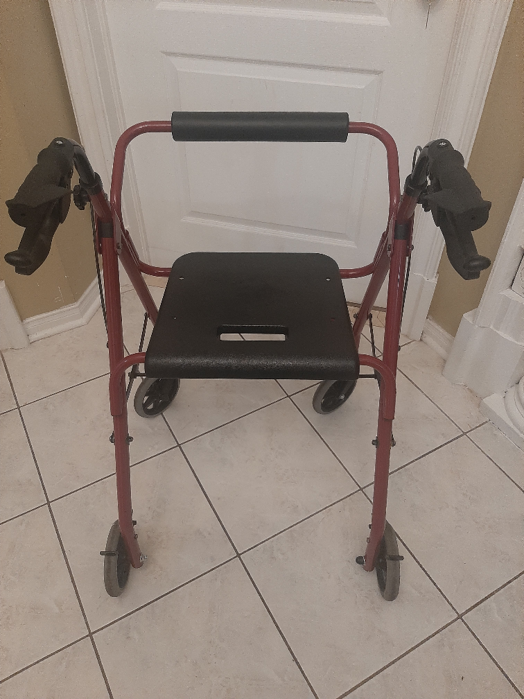 Red Walker with Seat
