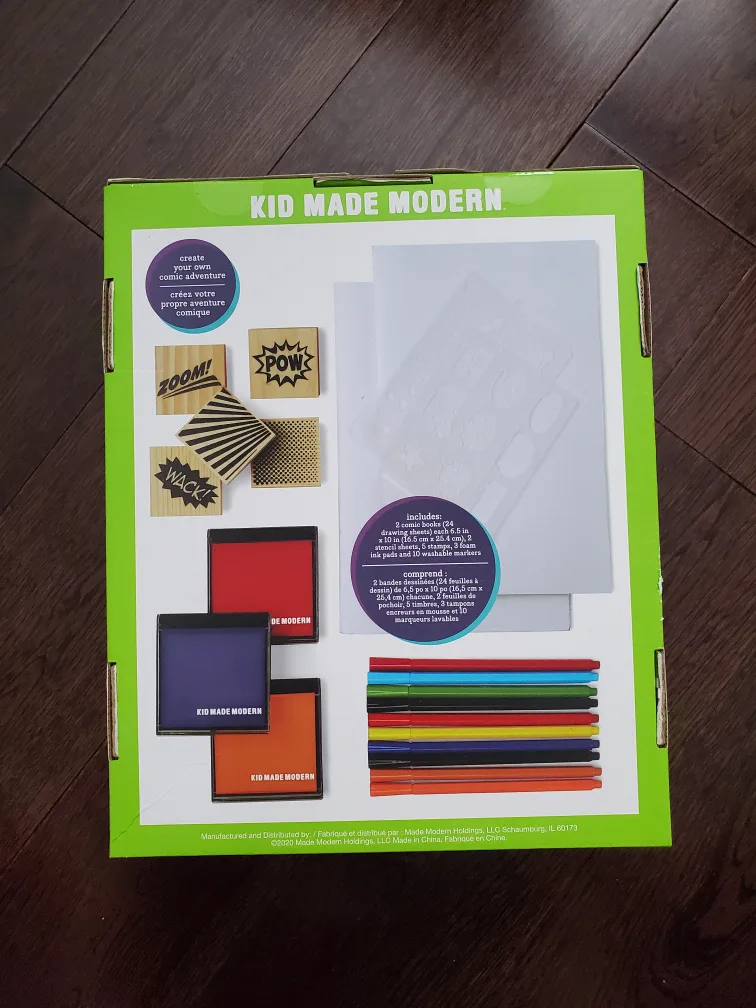 Kid Made Modern Comic Book Kit (New) image indicator(2)