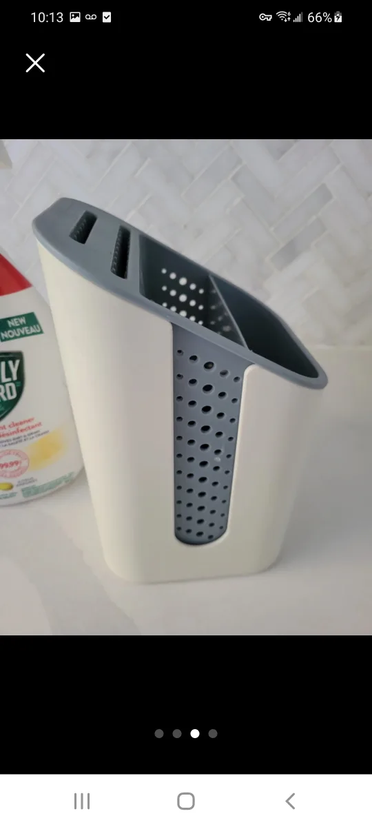 Cutlery Organizer - White & Gray image indicator(3)