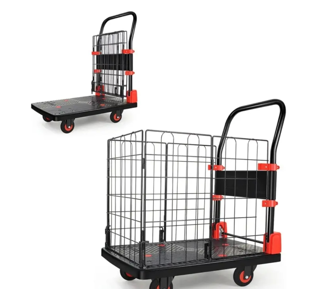 Folding Shopping Cart Heavy Duty Utility Cart - photo 3