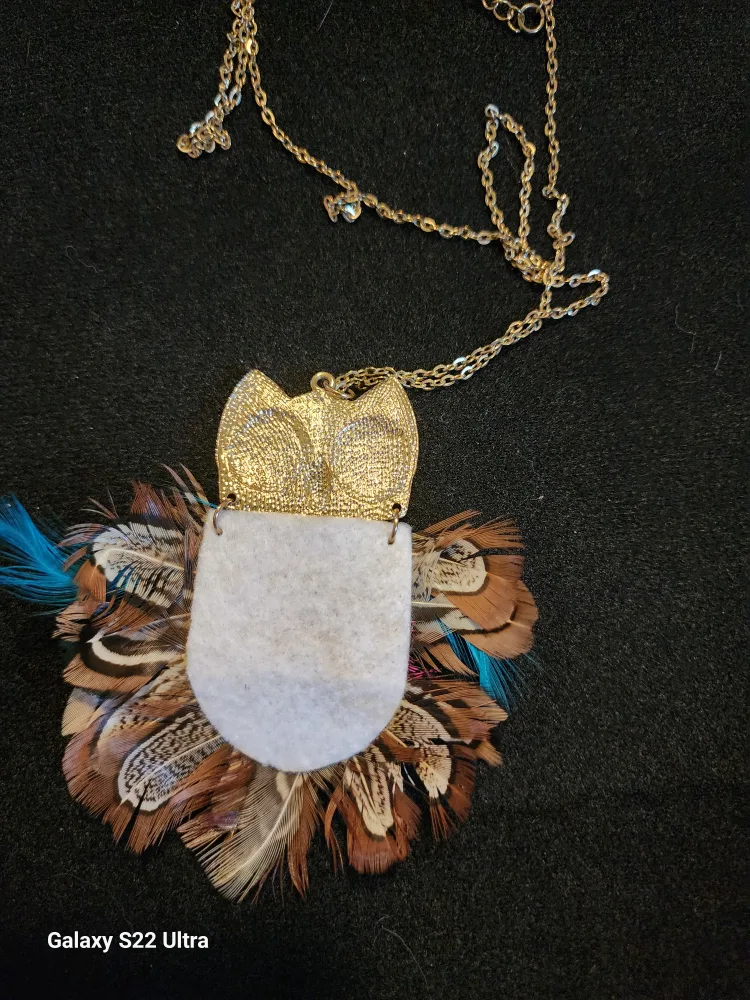 Owl Feather Necklace image indicator(3)