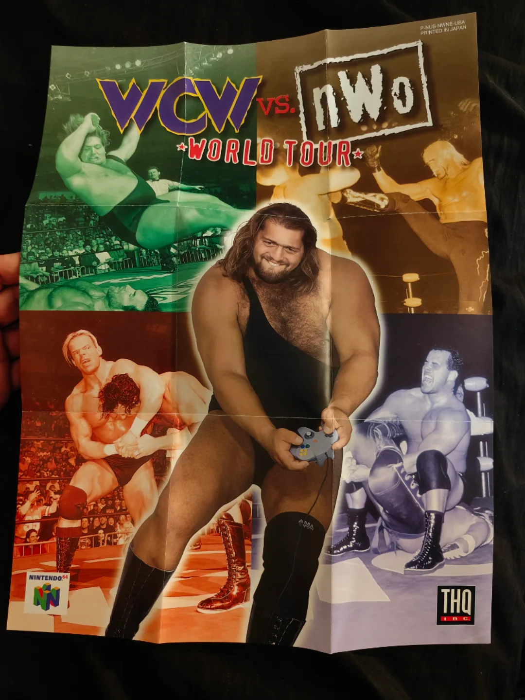 WCW/NWO double sided poster hulk Hogan image indicator(2)