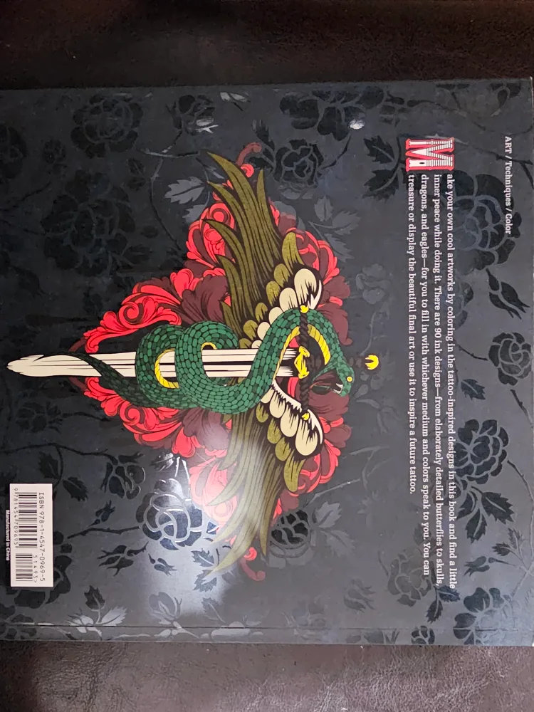 Tattoo Art Coloring Book image indicator(2)