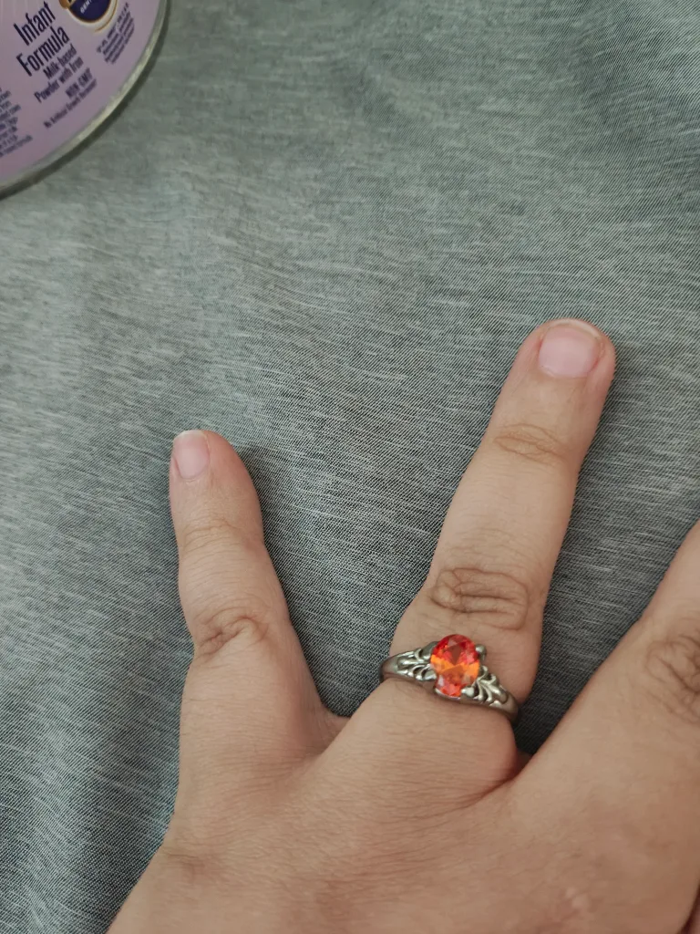 Orange Stone Ring thumbnail