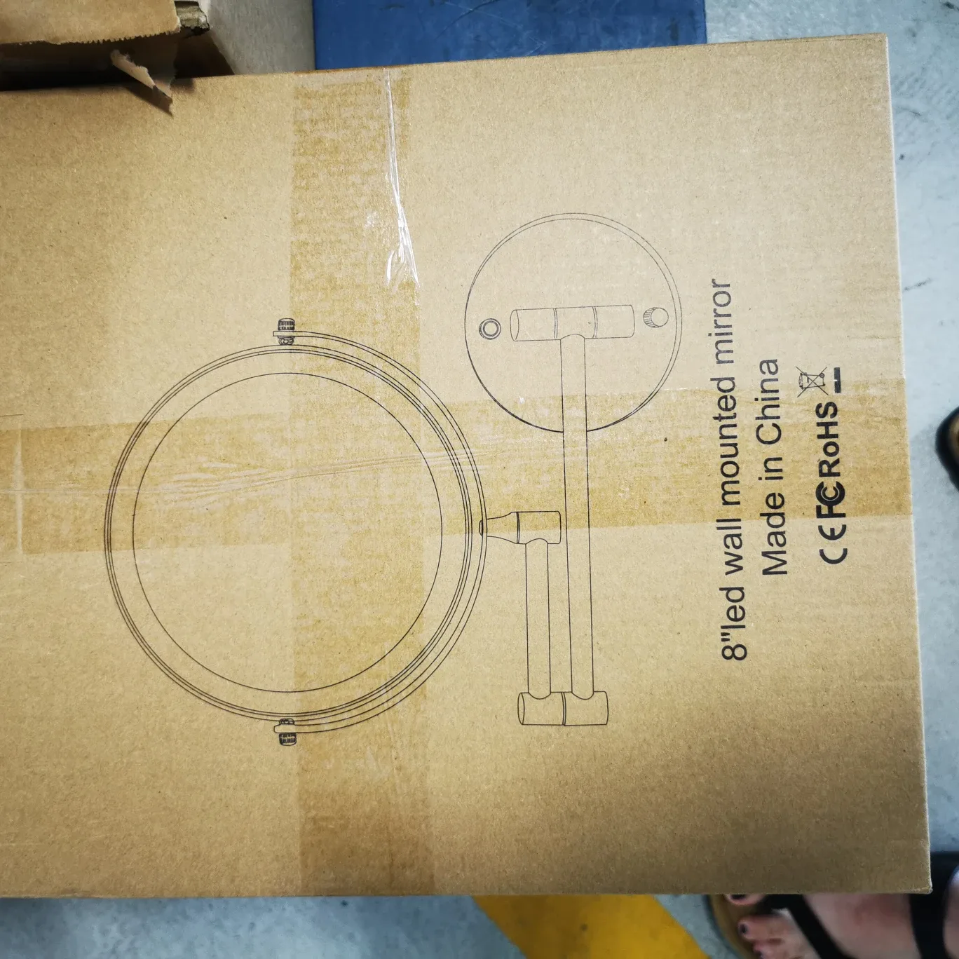 8 inch LED Lighted Makeup Mirror