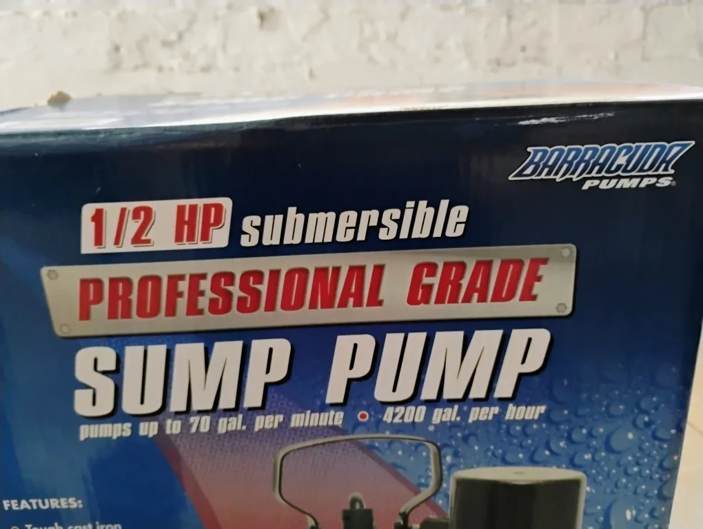 Barracuda 1/2 HP Submersible Sump Pump image indicator(5)