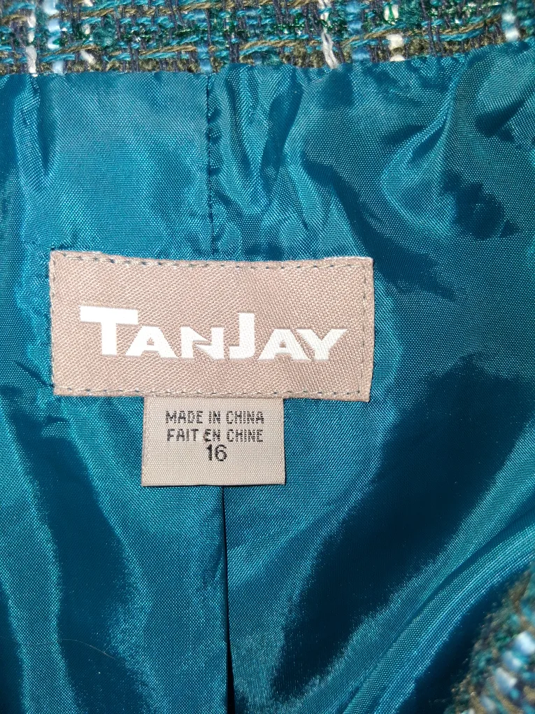 Tanjay Tweed Blazer - Size 16 image indicator(2)