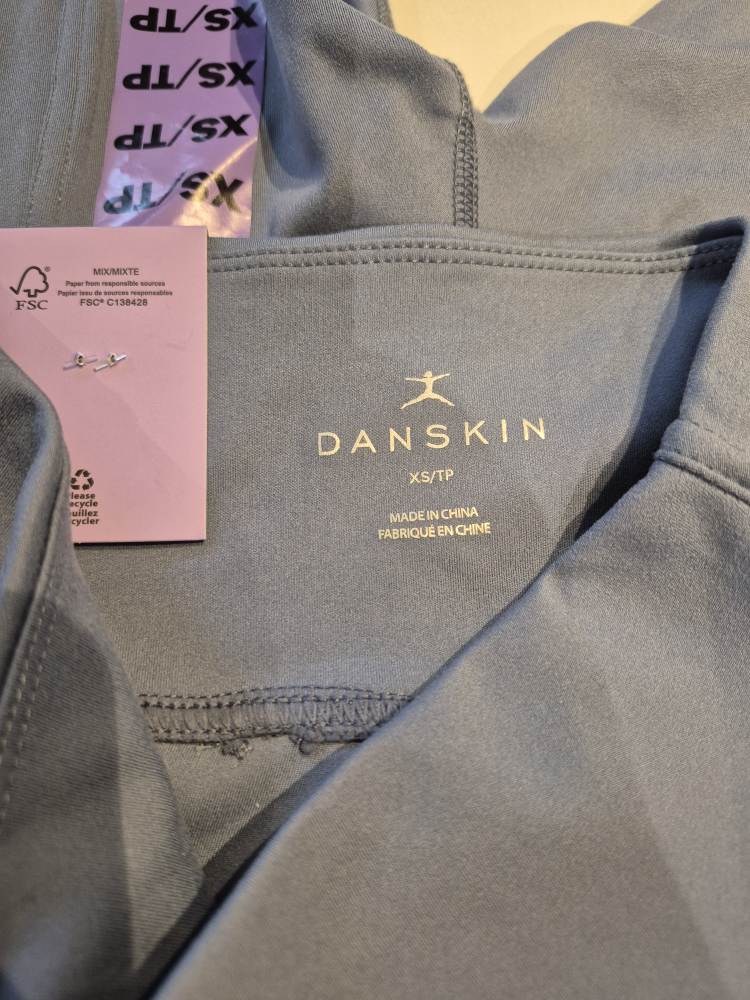 Danskin XS/TP Blue Bike Shorts - New with Tags! - photo 3
