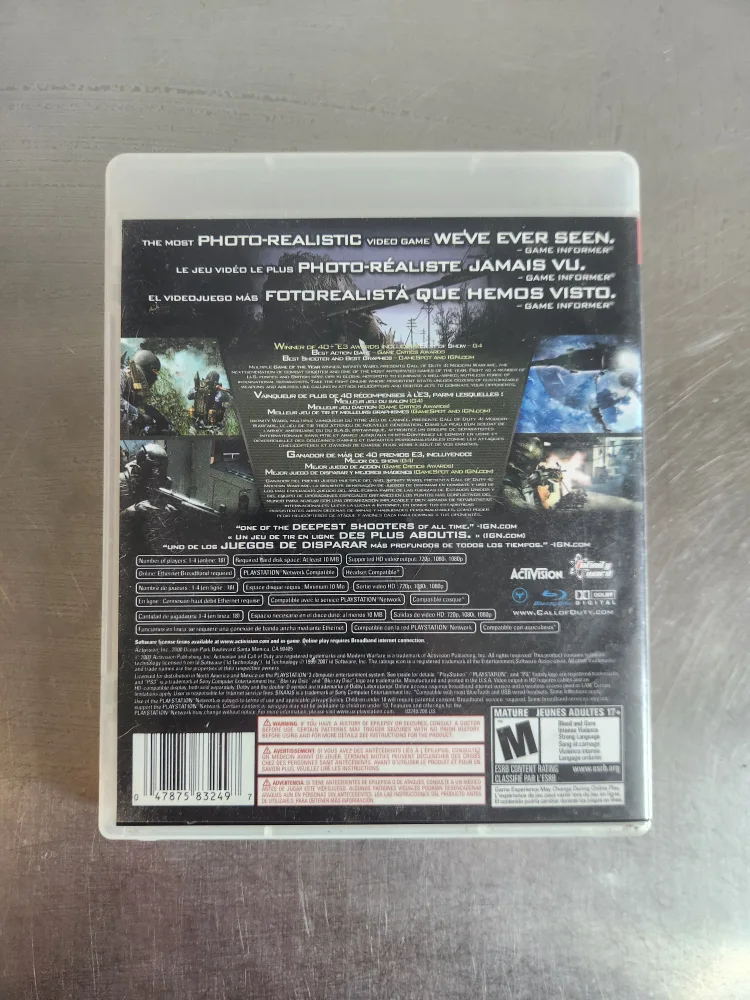 Call of Duty 4: Modern Warfare - PS3 Game image indicator(2)