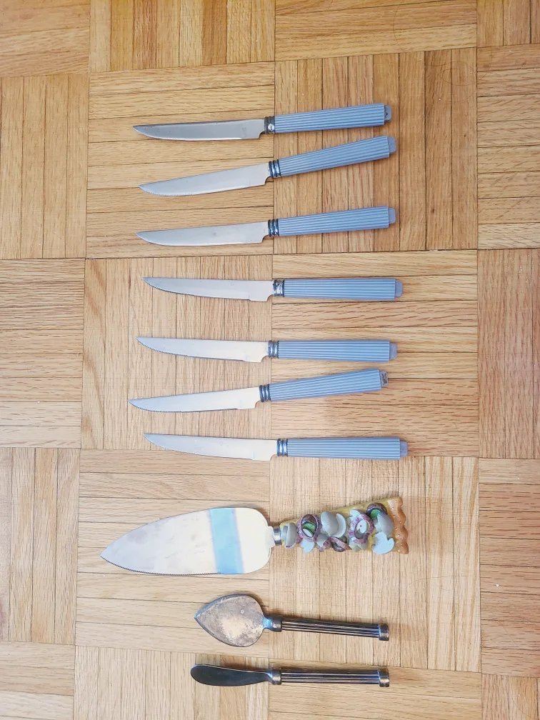 FREE Knife,/Silver plated set thumbnail
