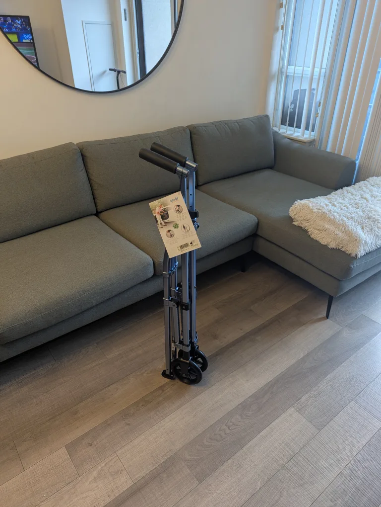 Stander Wonder Walker Lightweight Compact Foldable 6" Wheels image indicator(2)