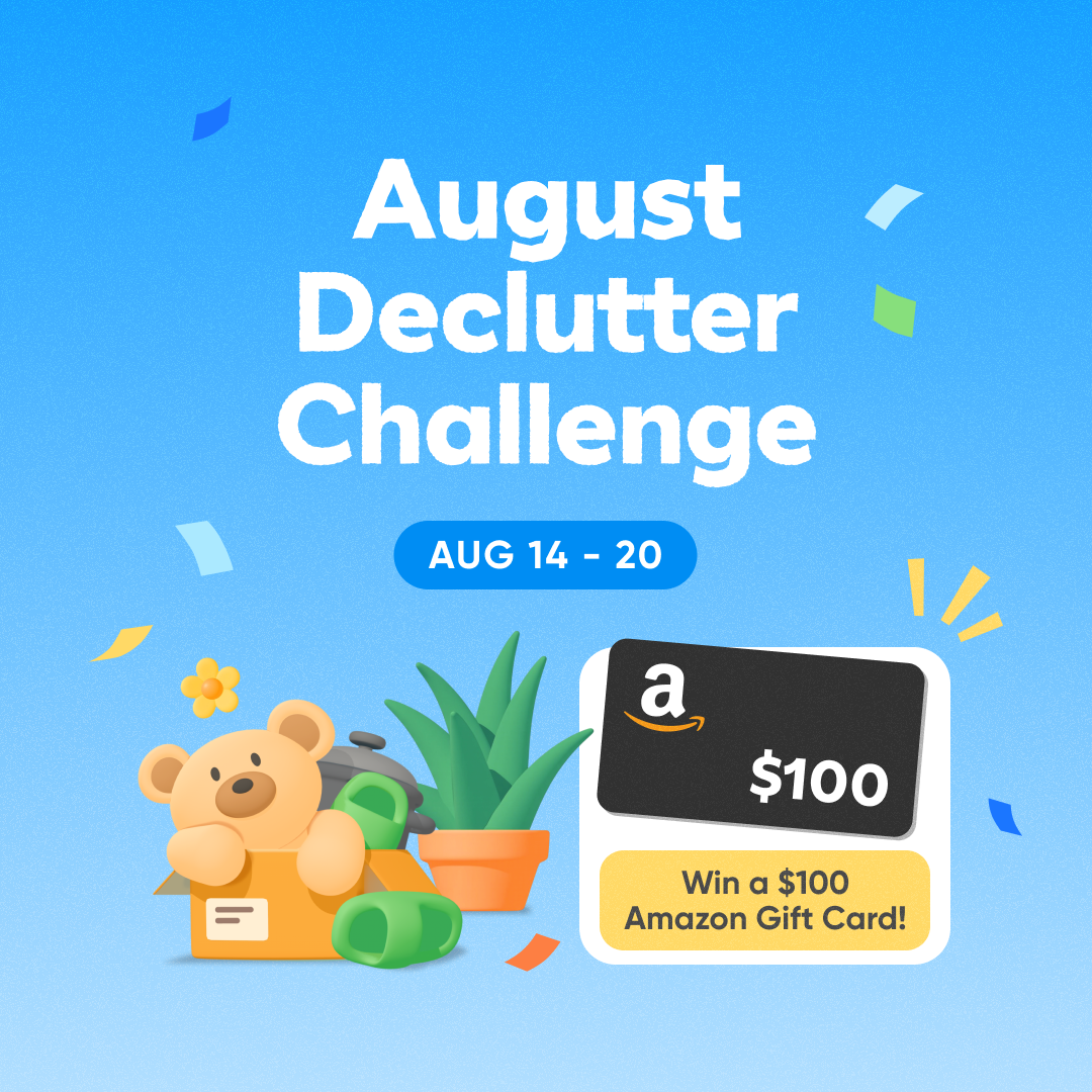 August Declutter Challenge ☀️