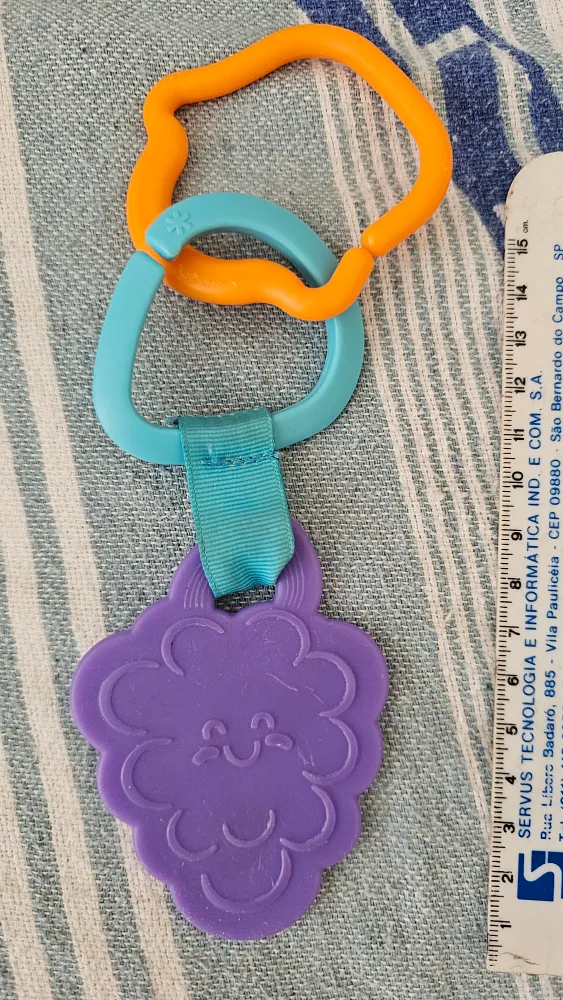 Baby Toy Rattle with Teething Rings thumbnail