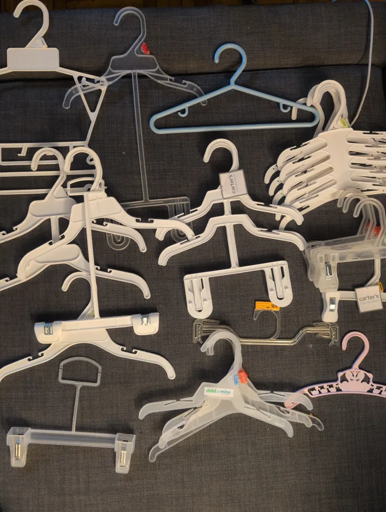 Assorted Kids Clothes Hangers thumbnail