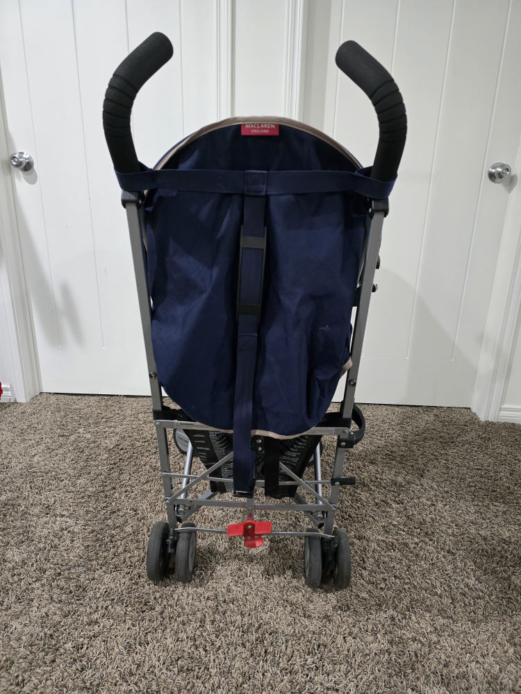 Maclaren Triumph Stroller - Navy/Beige - photo 3