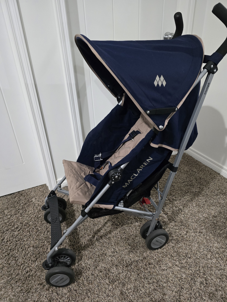 Maclaren Triumph Stroller - Navy/Beige - photo 4