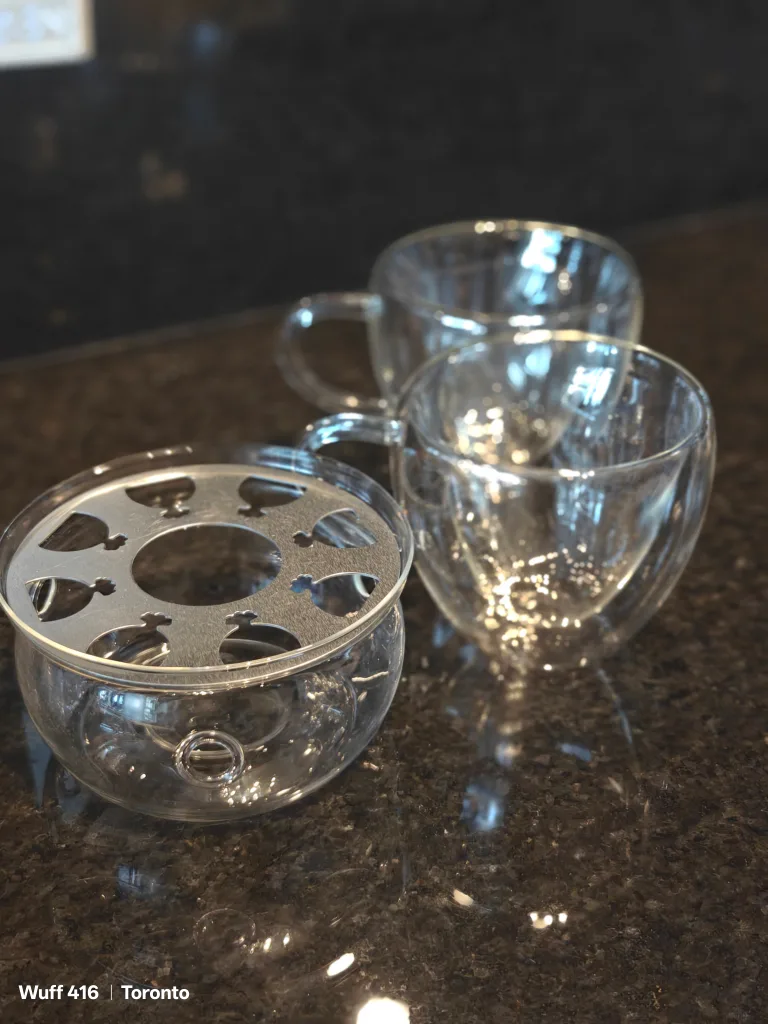 Bubble heart tea cups and pot warmer thumbnail